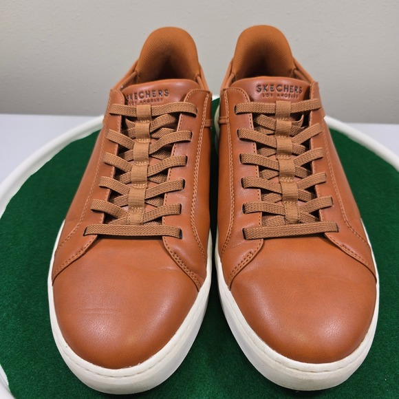 Skechers Other - Skechers Slip-ins Mens 14 Eden LX Wide Fit Cognac Brown Sneakers 183177W Clean!